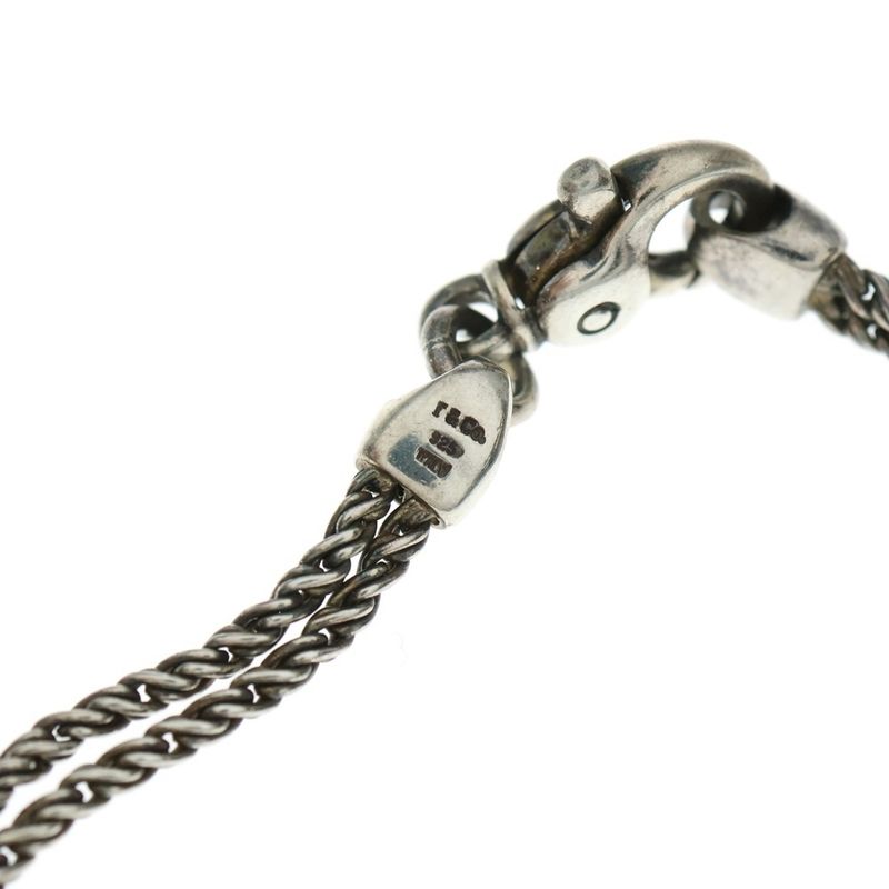 Tiffany & Co Double Rope Bracelet Twisted Chain Silver Sv925