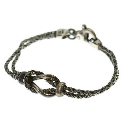 Tiffany & Co Double Rope Bracelet Twisted Chain Silver Sv925