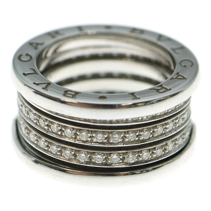 Bvlgari B-zero 1 Bee Zero One Diamond 4-band Ring White Gold
