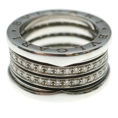 Bvlgari B-zero 1 Bee Zero One Diamond 4-band Ring White Gold