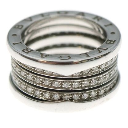 Bvlgari B-zero 1 Bee Zero One Diamond 4-band Ring White Gold