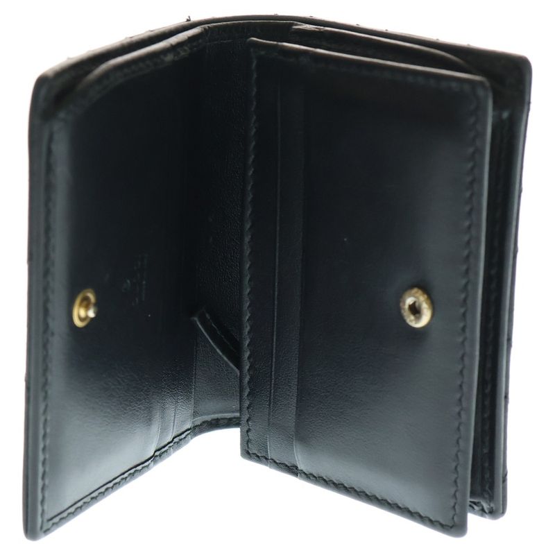 Gucci GG Marmont Compact Wallet Folded Black 466492