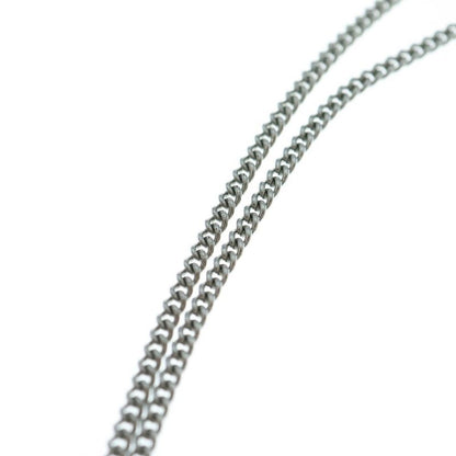 Fendi FF Logo Chain Necklace Silver/gold