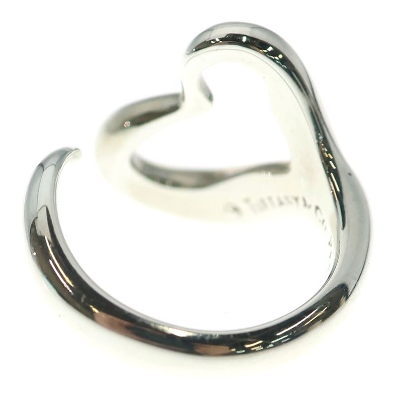 Tiffany & Co (tiffany & Co) Open Heart Ring Silver Ag925