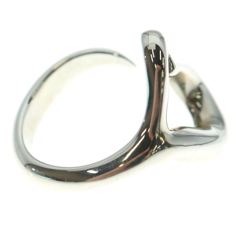 Tiffany & Co (tiffany & Co) Open Heart Ring Silver Ag925
