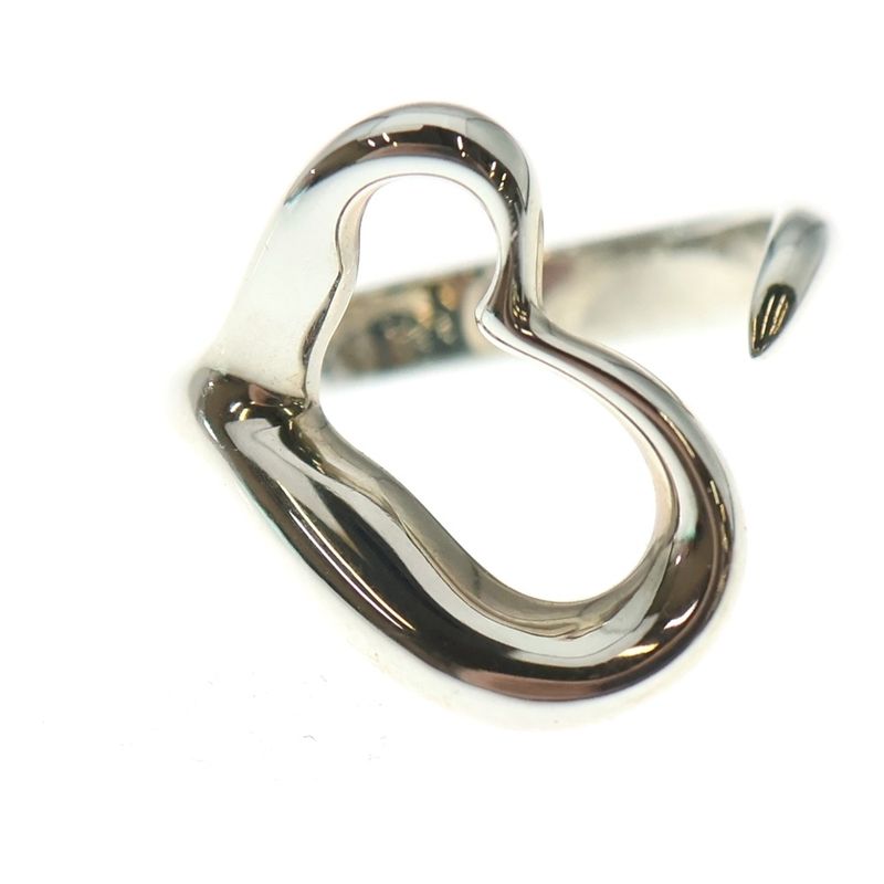 Tiffany & Co (tiffany & Co) Open Heart Ring Silver Ag925