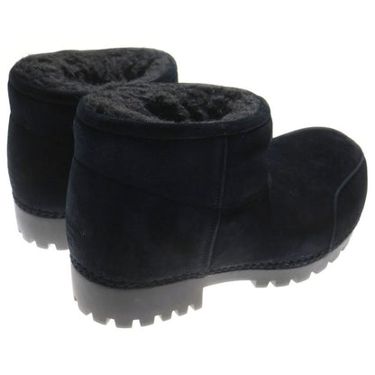 Balenciaga Alaska Fur Bootie Alaska Fur Bootie Short Boots Black
