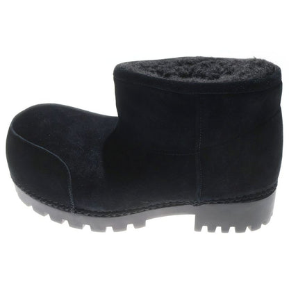 Balenciaga Alaska Fur Bootie Alaska Fur Bootie Short Boots Black