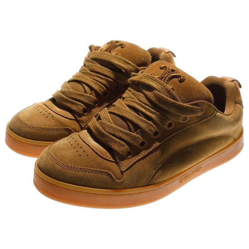 Celine 24AW Huntington Triomphe Huntington Low Cut Sneakers Brown