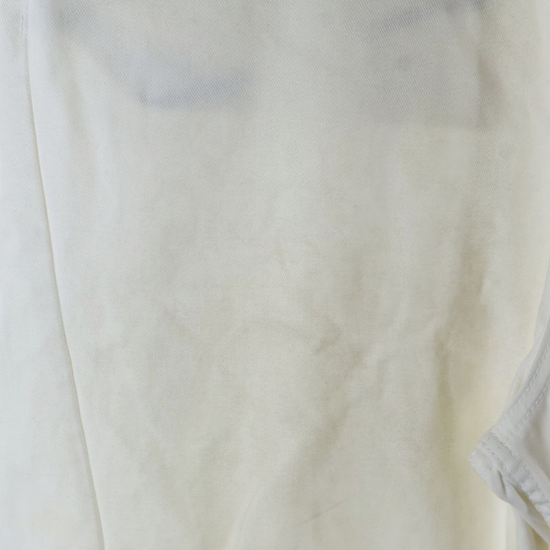 Balenciaga Baggy Pants In Dirty White Used Button Fly Baggy Pants Wide Leg