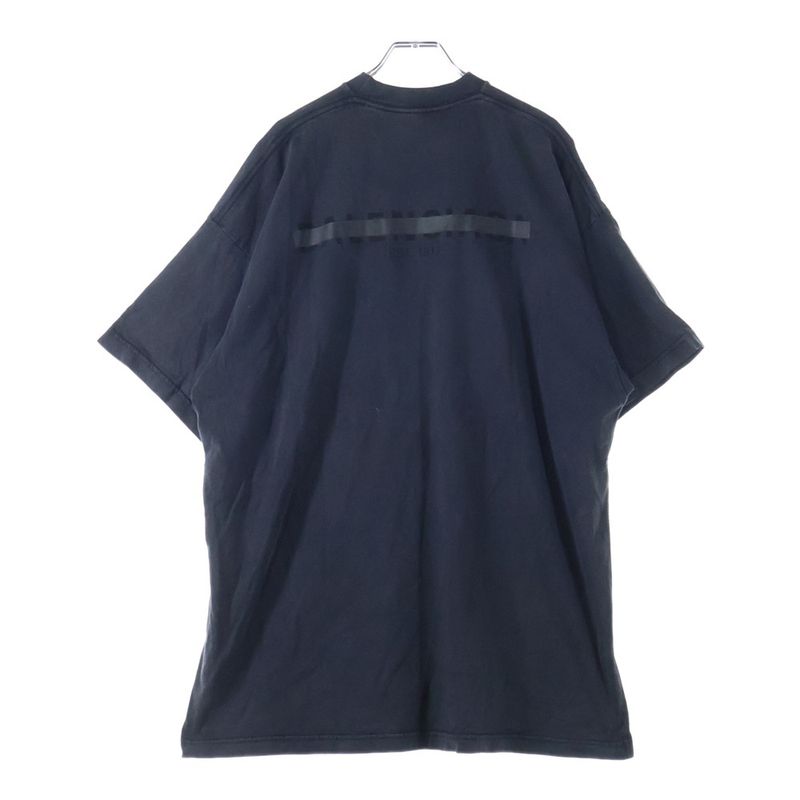 Balenciaga Strike 1917 Oversized T-shirt Logo Print Oversized Short Sleeve