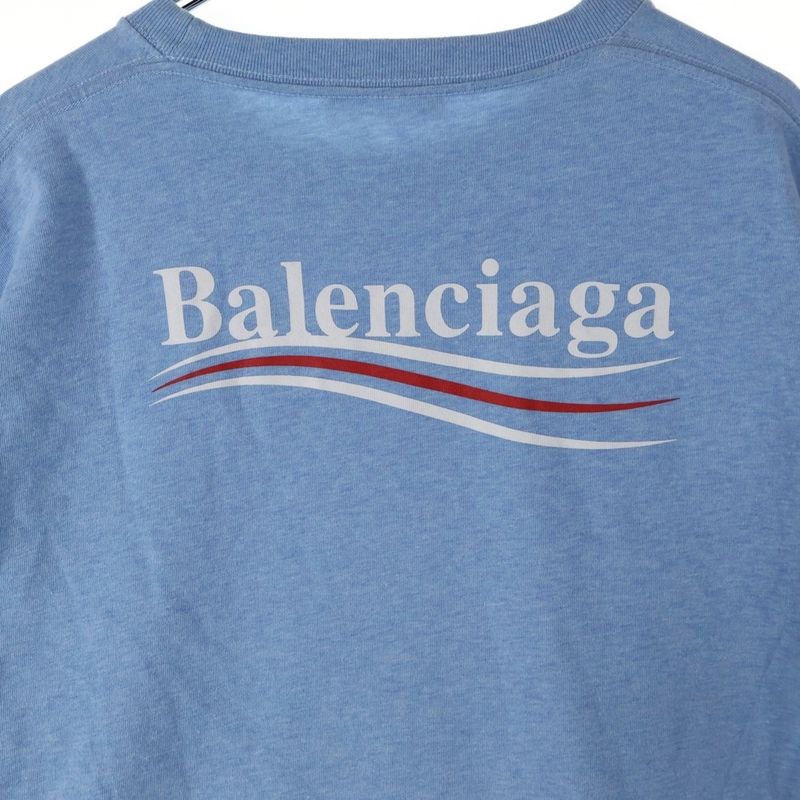 Balenciaga 20SS Political Campaign LOGO TEE Political Campaign Logo Short