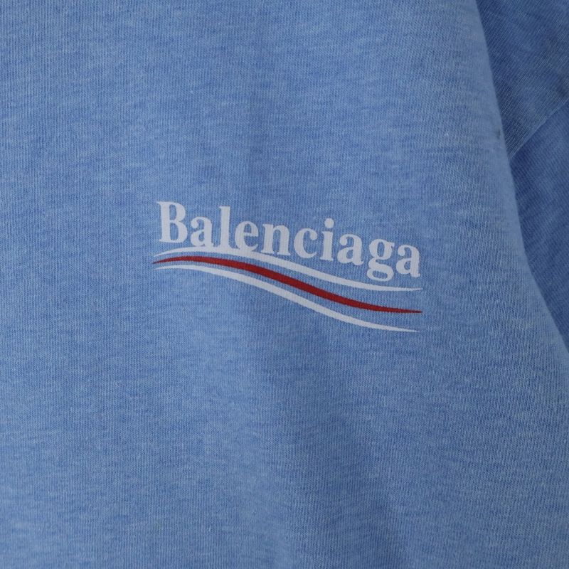 Balenciaga 20SS Political Campaign LOGO TEE Political Campaign Logo Short