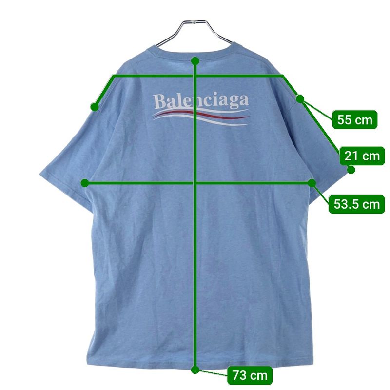 Balenciaga 20SS Political Campaign LOGO TEE Political Campaign Logo Short