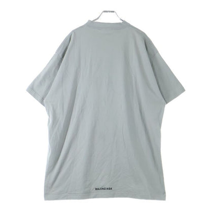 Balenciaga LOGO Embroidered Oversized Logo Embroidered Design Crew Neck Cut And