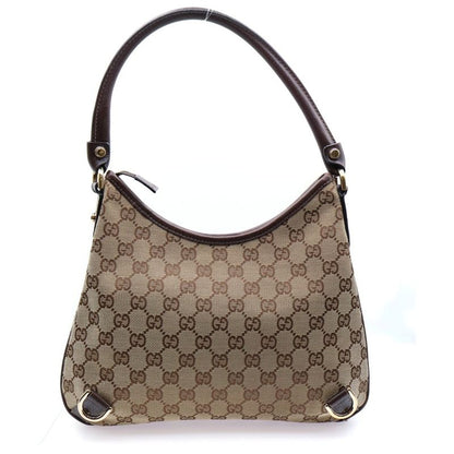 Gucci GG Canvas Abby Handbag One Shoulder Bag Beige Canvas And Leather 130738