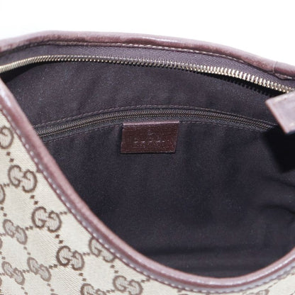 Gucci GG Canvas Abby Handbag One Shoulder Bag Beige Canvas And Leather 130738