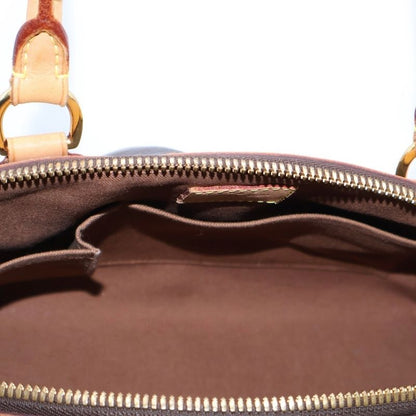 Louis Vuitton Monogram D'ivory PM Handbag Brown PVC X Leather M40143 Ar4037 None