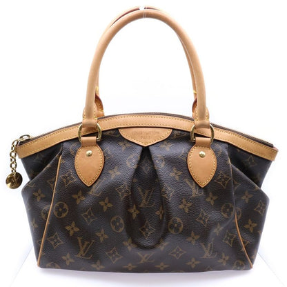 Louis Vuitton Monogram D'ivory PM Handbag Brown PVC X Leather M40143 Ar4037 None