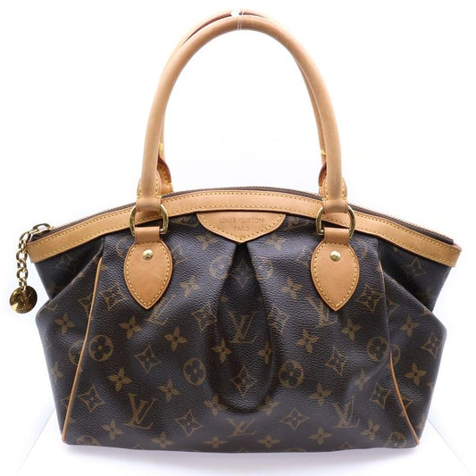 Louis Vuitton Monogram D'ivory PM Handbag Brown PVC X Leather M40143 Ar4037 None