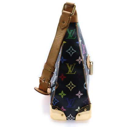 Louis Vuitton Monogram Multicolor Boulogne Shoulder Bag Black Pvc×leather M92638