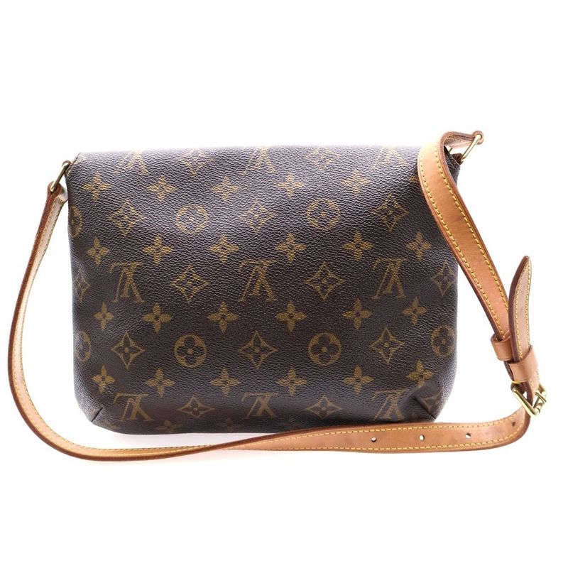 Louis Vuitton Musette Tango Monogram PVC Leather Shoulder Bag Gold Hardware