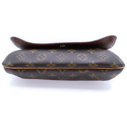 Louis Vuitton Musette Tango Monogram PVC Leather Shoulder Bag Gold Hardware