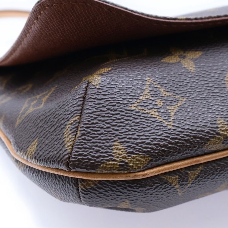 Louis Vuitton Musette Tango Monogram PVC Leather Shoulder Bag Gold Hardware