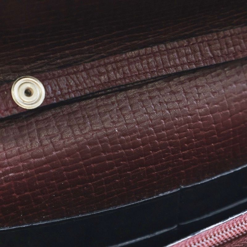 Loewe Valentine Shoulder Wallet Mini Bag Shoulder Bag Bordeaux Wine Red Leather