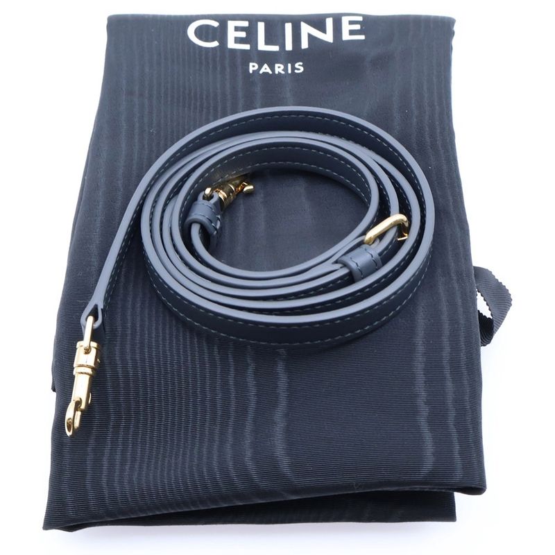 Celine Small Cabas Drawstring 2WAY Bag Shoulder Bag Mini Bag Handbag Gray