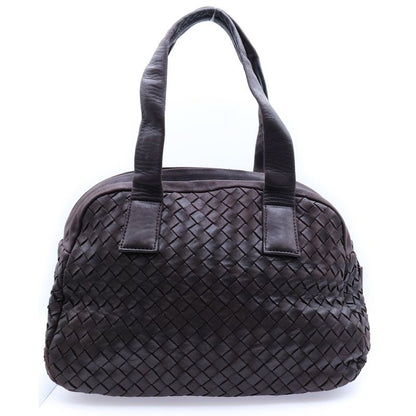 Bottega Veneta Intrecciato Handbag Mini Bag Brown Leather Brown Hardware