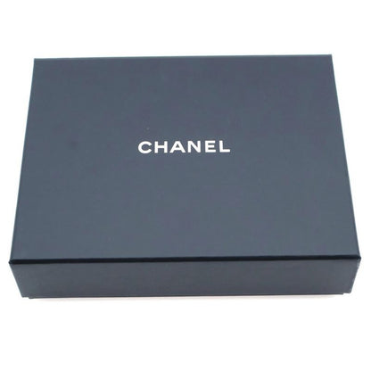 Chanel Coco Mark Classic Small Flap Compact Wallet Trifold Coin Case Black