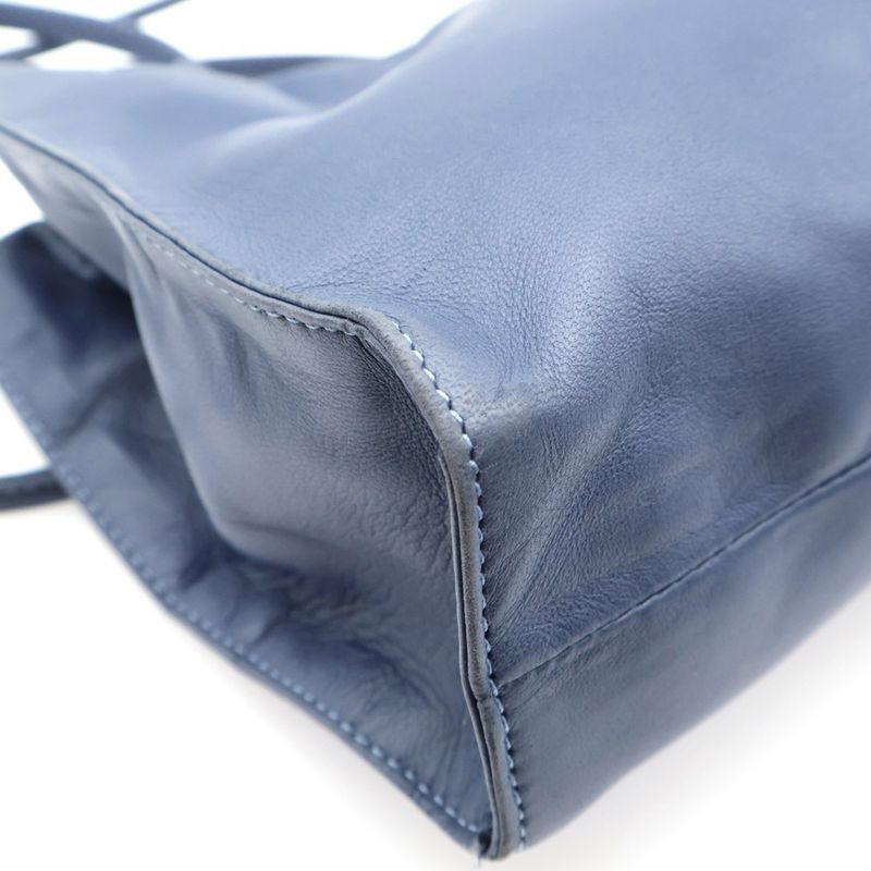 Loewe Square Handbag Mini Tote Bag Light Blue Nappa Leather