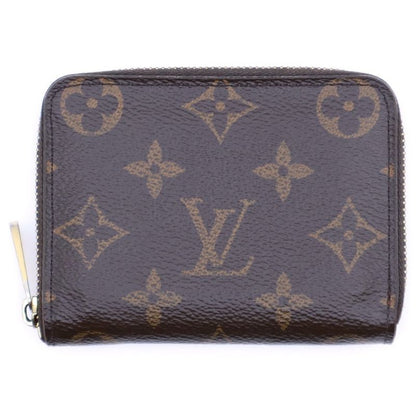 Louis Vuitton Monogram Zippy Coin Purse Coin Case Compact Wallet Brown PVC