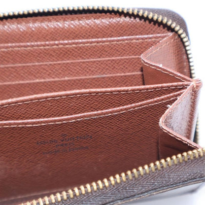 Louis Vuitton Monogram Zippy Coin Purse Coin Case Compact Wallet Brown PVC