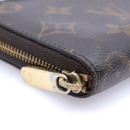 Louis Vuitton Monogram Zippy Coin Purse Coin Case Compact Wallet Brown PVC