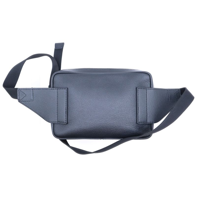 Louis Vuitton Taiga Bum Bag Waist Bag Body Bag Shoulder Bag Black Leather