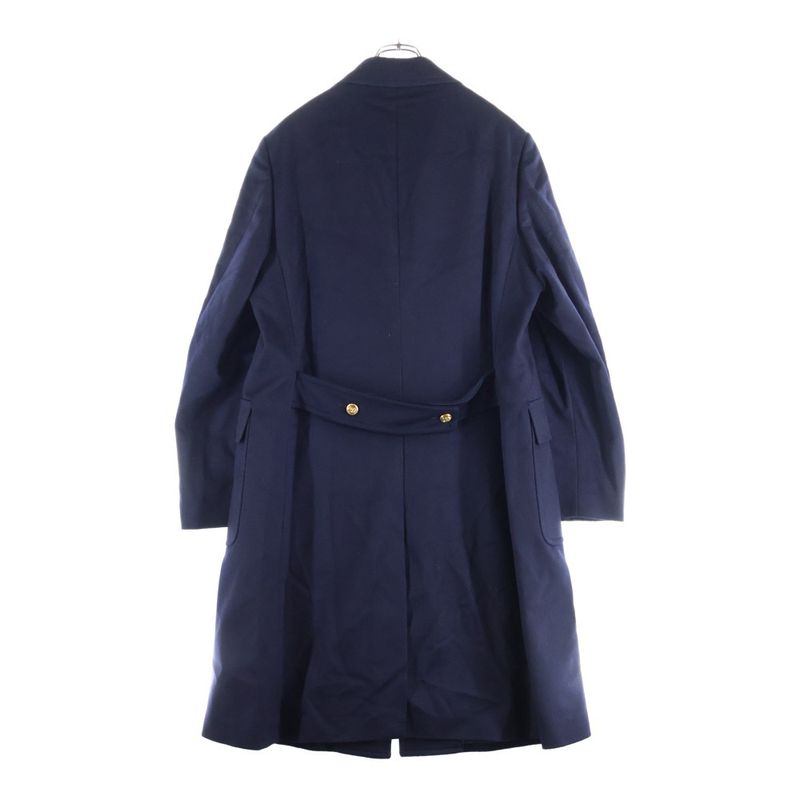 Gucci 20AW Cashmere Long Chester Coat Navy 625863