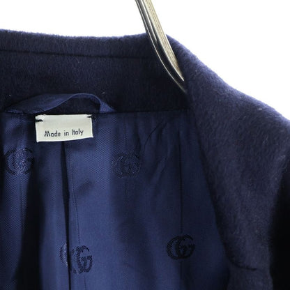 Gucci 20AW Cashmere Long Chester Coat Navy 625863
