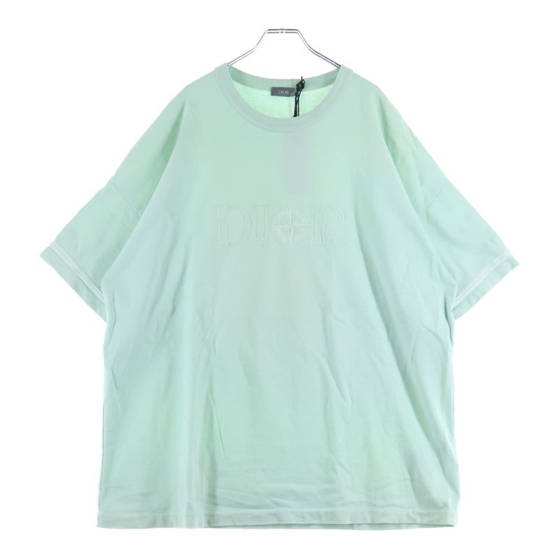 Dior Homme X Stone Island 24AW Logo Embroidery Crew Neck Short Sleeve T-shirt