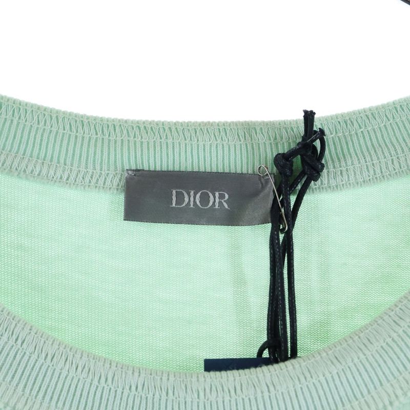 Dior Homme X Stone Island 24AW Logo Embroidery Crew Neck Short Sleeve T-shirt
