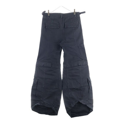 Balenciaga Flared Cargo Pants Flared Cargo Long Pants Black 768810