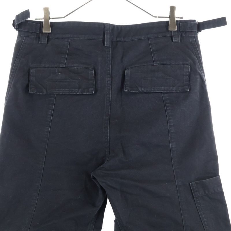 Balenciaga Flared Cargo Pants Flared Cargo Long Pants Black 768810