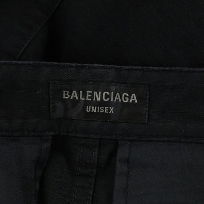 Balenciaga Flared Cargo Pants Flared Cargo Long Pants Black 768810