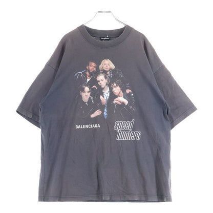 Balenciaga 19AW Speed Hunters Speed Hunters Print Crew Neck Short Sleeve