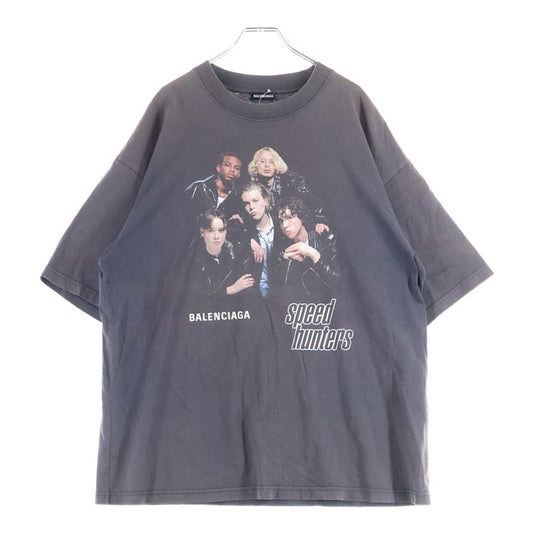Balenciaga 19AW Speed Hunters Speed Hunters Print Crew Neck Short Sleeve