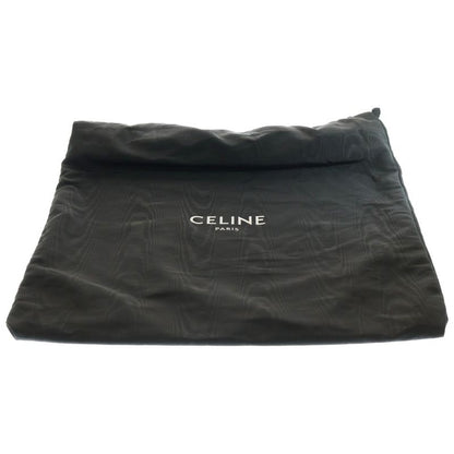 Celine Cabas Phantom Checked Wool Leather Shoulder Tote Bag Brown/black