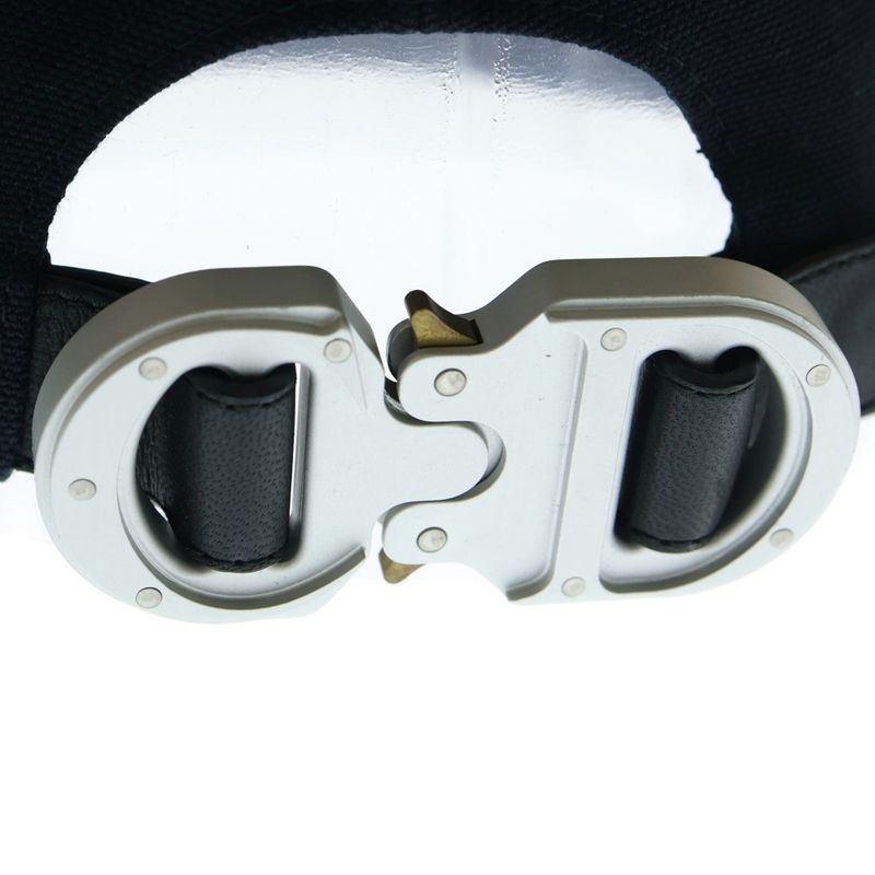 DIOR CD Logo Buckle Baseball Cap Hat Navy 923c901a4511