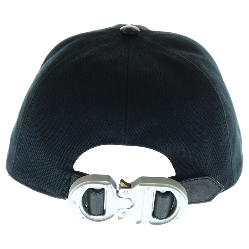 DIOR CD Logo Buckle Baseball Cap Hat Navy 923c901a4511