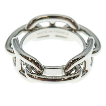 Hermes Chaine D'ancre Scarf Ring Silver